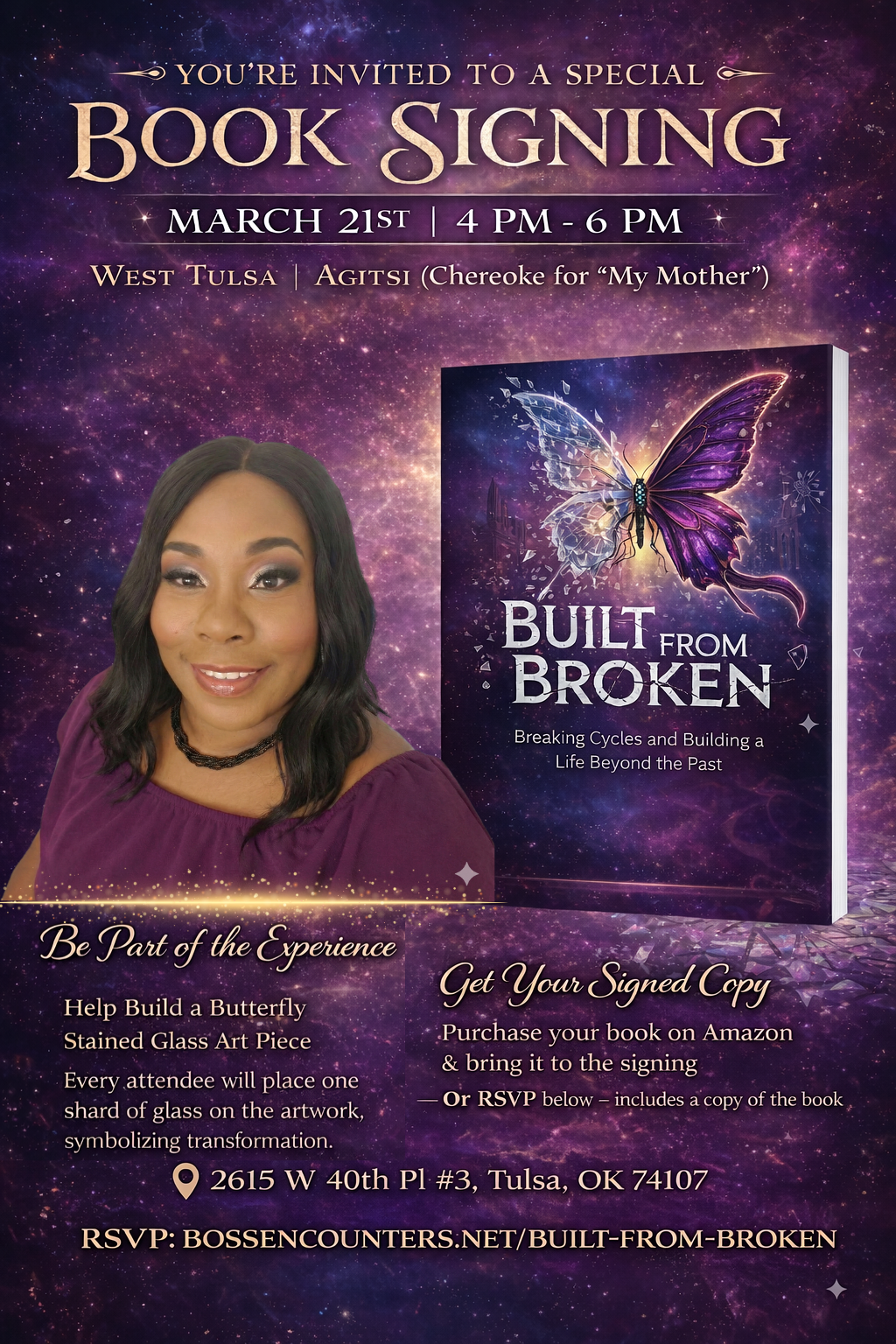 Built From Broken Founder Book Release